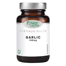 Power of Nature Platinum Range Garlic 140 mg 30 φυτικές κάψουλες POWER Ανοσοποιητικό