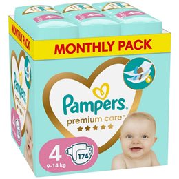 PAMPERS PREMIUM CARE ΜΕΓ 4 1X174 MSB PAMPERS Πάνες