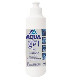 Aqua Ultrasound Gel Τζελ Υπερήχων 250ml  Διάφορα Είδη Πρώτων Βοηθειών
