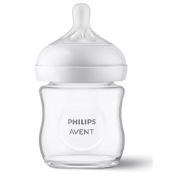 Philips Avent Γυάλινο Μπιμπερο Natural Response 0m+ 120ml (scy930/01) VICAN Μπιμπερό