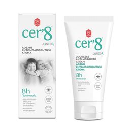 Cer'8 Junior Άοσμη Εντομοαπωθητική Κρέμα 150 ml  Aντικουνουπικά / Εντομοαπωθητικά