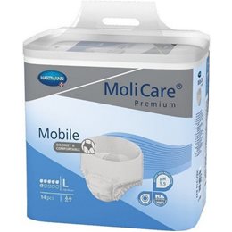 Hartmann MoliCare Premiun Mobile Εσώρουχα Ακράτειας Ημέρας Large 14τμχ HARTMANN Πάνες Ακράτειας