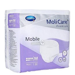 Hartmann MoliCare Premium Mobile Πάνες Βρακάκι Ακράτειας Νύχτας 8 Drops Medium 14τμχ HARTMANN Πάνες Ακράτειας