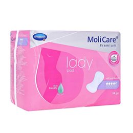 HARTMANN MOLICARE Premium Lady Pad No.4 Σερβιέτες Mετριας Ακράτειας , 14 Τεμάχια HARTMANN Σερβιέτες - Ταμπόν