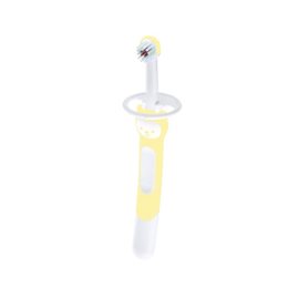  Mam Baby's Brush Βρεφική Οδοντόβουρτσα 5+ Μηνών με Ασπίδα Προστασίας Χρώμα Πράσινο Unisex (605U) MAM Οδοντόβουρτσες