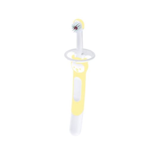  Mam Baby's Brush Βρεφική Οδοντόβουρτσα 5+ Μηνών με Ασπίδα Προστασίας Χρώμα Πράσινο Unisex (605U)