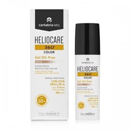Heliocare 360Gel Oli-Free SPF50+ Beige Αντηλιακό Προσώπου με Χρώμα 50ml  Αντηλιακά Προσώπου