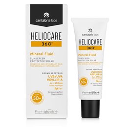 Heliocare 360 Mineral Fluid Αντηλιακή Κρέμα Προσώπου SPF50+ 50ml HELIOCARE Αντηλιακά Προσώπου