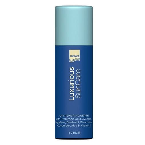 Intermed Luxurious Sun Care Q10 Repairing Serum, Αντιγηραντικός Ορός Προσώπου 50ml.