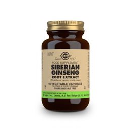 Solgar Siberian Ginseng Root Extract 60 Φυτικές Κάψουλες SOLGAR Βότανα