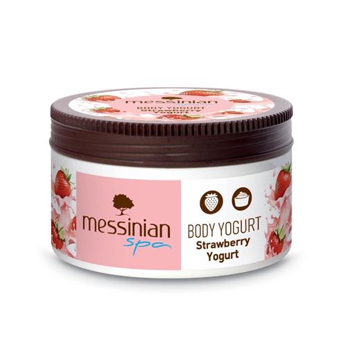 Messinian Spa Body Yogurt Strawberry Yogurt Γιαούρτι Σώματος με άρωμα Φράουλας 250ml