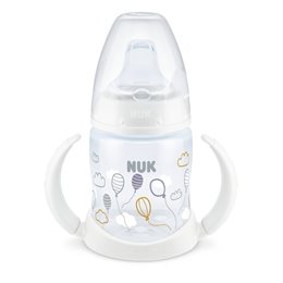 Nuk Learner Bottle Εκπαιδευτικό Μπιμπερό Λευκό Καραβάκια 6-18m με Ένδειξη Θερμοκρασίας 150ml  NUK Μπιμπερό