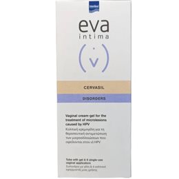 Intermed Eva Intima Cervasil Disorders Κολπική Κρεμογέλη για Αλλοιώσεις από τον HPV 30ml  Κολπικές Αγωγές