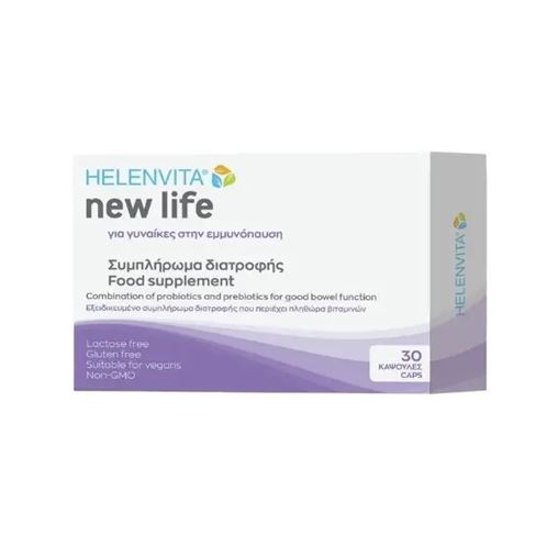 Helenvita New Life Συμπλήρωμα Διατροφής για Γυναίκες στην Εμμηνόπαυση 30caps