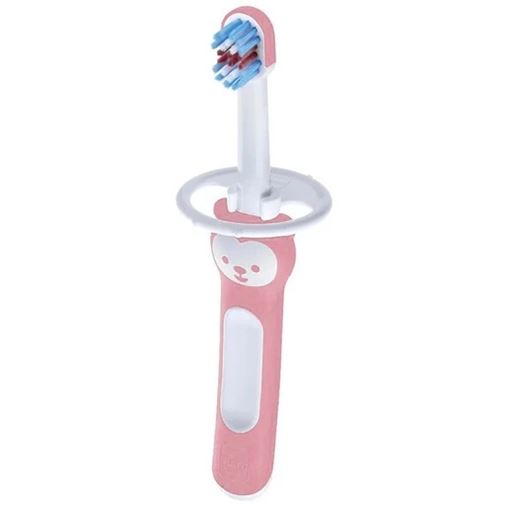Mam Baby's Brush Βρεφική Οδοντόβουρτσα με Μαλακές Τρίχες 6m+, Κωδ.606G Ροζ 1 τμχ