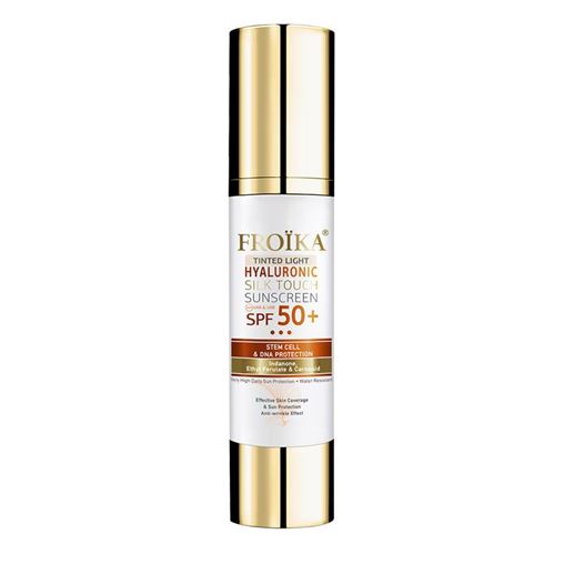 Froika Hyaluronic SilkTouch Sunscreen Αδιάβροχη Αντηλιακή Κρέμα Προσώπου SPF50 με Χρώμα 50ml