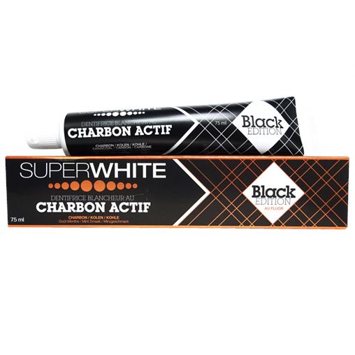 Superwhite Charbon Actif Οδοντόκρεμα με Ενεργό Άνθρακα 75ml