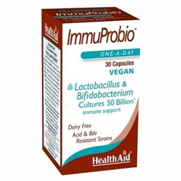 Health Aid Immuprobio 50 Billion, Συμπλήρωμα Διατροφής Προβιοτικών 30Caps Vegan HEALTH AID Στομάχι-Έντερο