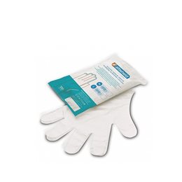 Alfashield Alfa Gloves Εξεταστικά Γάντια Πολυαιθυλενίου Χωρίς Πούδρα Διάφανο Large 100 τεμάχια ΑΓΝΩΣΤΗ Γάντια