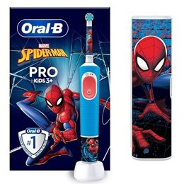 Oral-B Ηλεκτρική Οδοντόβουρτσα Spider-Man Με Θήκη Ταξιδίου, για Παιδιά 3+ Ετών 1 τεμ ORAL - B Οδοντόβουρτσες