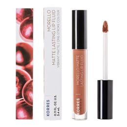Korres Morello Matte Lasting Lip Fluid Tinted Nude 07 Υγρό Κραγιόν για Ματ Αποτέλεσμα 3.4ml KORRES Lip Balm