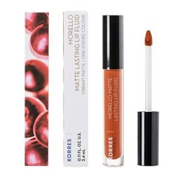 Korres Morello Matte Lasting Lip Fluid Velvet Caramel 48 Υγρό Κραγιόν για Ματ Αποτέλεσμα 3.4ml KORRES Lip Balm