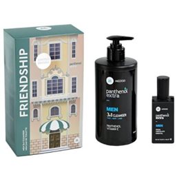 Panthenol Set Extra Friendship Men Ανδρικό Αφρόλουτρο 500ml & Men Ανδρικό Άρωμα Eau De Toilette 50ml MEDISEI Gift Ideas