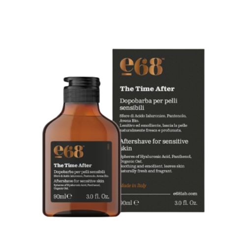 E68 The Time After Aftershave for Sensitive Skin Φροντίδα Ενυδάτωσης για Μετά το Ξύρισμα 90ml