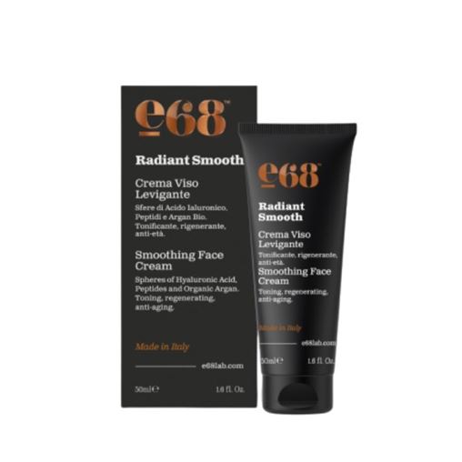E68 Men Radiant Smooth Smoothing Face Cream Ανδρική Κρέμα Προσώπου για Λάμψη 50ml