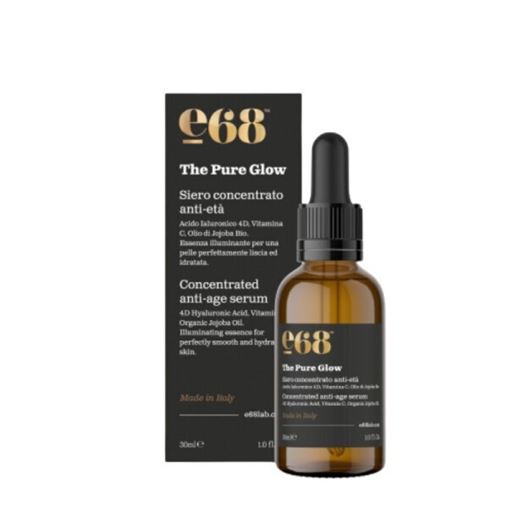 E68 The Pure Glow Concentrated Anti-Age Serum Προσώπου για Λάμψη 30ml