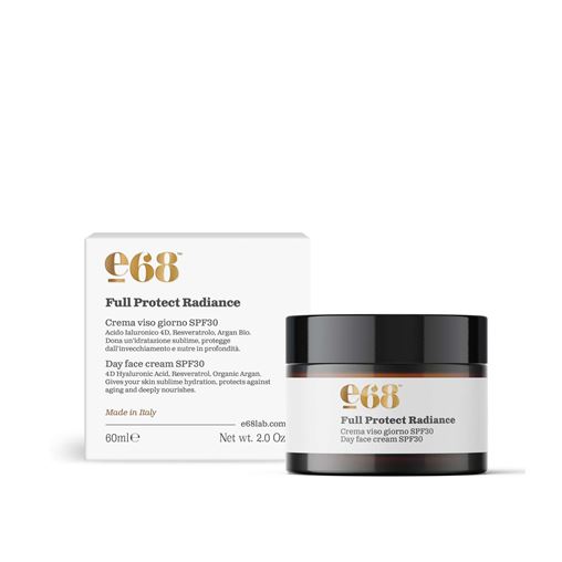 E68 Full Protect Radiance Day Face Cream Αντηλιακή Κρέμα Προσώπου SPF30 60ml