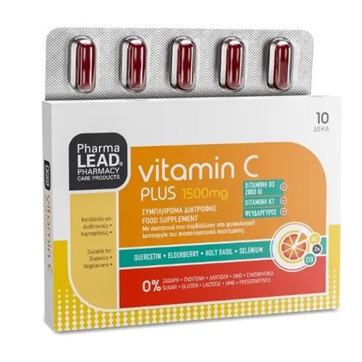 PharmaLead Vitamin C Plus 1500 mg Συμπλήρωμα Διατροφής για το Ανοσοποιητικό Σύστημα 10 δισκία