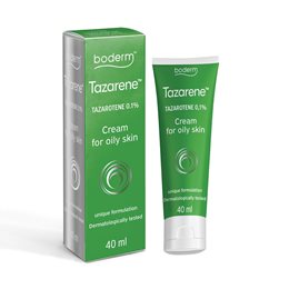 Boderm Tazarene 0.1%  Κρέμα Τοπικής Εφαρμογής για Ακνεϊκό- Λιπαρό Δέρμα 40ml  Λιπαρό Δέρμα / Ακμή