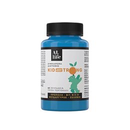 AtLife Kids Strong Παιδική Πολυβιταμίνη για την Άμυνα του Οργανισμού με Γεύση Πορτοκάλι 60 Ζελεδάκια ATLIFE Παιδικά Συμπληρώματα