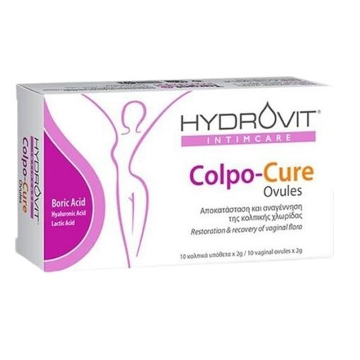 Hydrovit Intimcare Colpo-Cure Ovules Κολπικά Υπόθετα 10 x 2 g