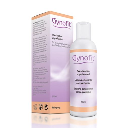 Gynofit Απαλή Λοσιόν Καθαρισμού για την Ευαίσθητη Περιοχή Χωρίς Άρωμα 200ml