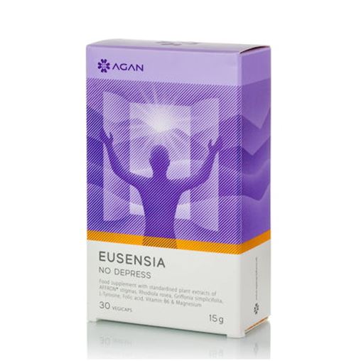 Agan Eusensia No Depress Ενάντια Στη Θλίψη & τα Αρνητικά Συναισθήματα 30 Φυτικές Κάψουλες