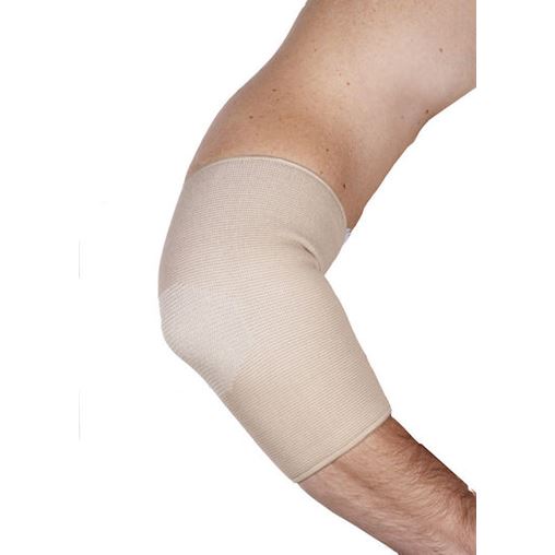 Adco Επιαγκωνίδα Απλή Ελαστική Μπεζ Medium 1 Ζεύγος  03100 