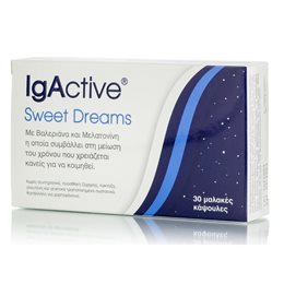 IgActive Sweet Dreams Συμπλήρωμα για τον Ύπνο 30 μαλακές κάψουλες  Ύπνος-Στρες & Ψυχολογία