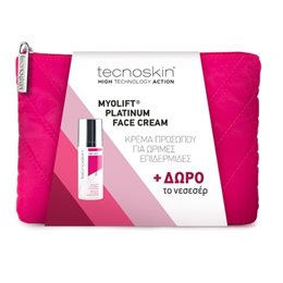 Tecnoskin PROMO PACK Myolift Platinum Face Cream, Αντιγηραντική Κρέμα Προσώπου 50ml & Νεσεσέρ 1τμχ. TECNOSKIN Gift Ideas