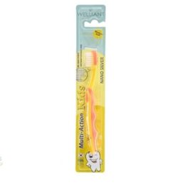 Welliant Οδοντόβουρτσα Multi-Action Kids Nano Silver, 1τεμ Medium Πορτοκαλί  Οδοντόβουρτσες