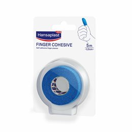 Hansaplast Finger Cohesive Αυτοσυγκρατούμενος Επίδεσμος 2.5cm x 5m Μπλε 1τμχ HANSAPLAST Επίδεσμοι