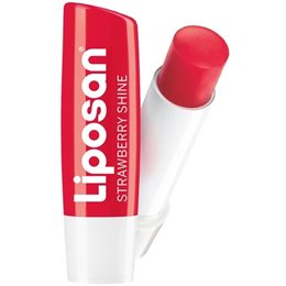 Liposan Strawberry Shine Lip Balm με Χρώμα 4.8gr LIPOSAN Χείλη