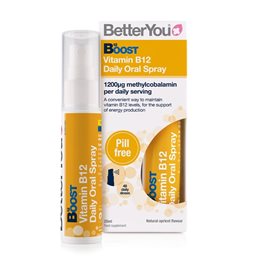 BetterYou Boost B12 Συμπλήρωμα Διατροφής B12 σε Υπογλώσσιο Spray, 25ml BETTER YOU Bιταμίνη Β