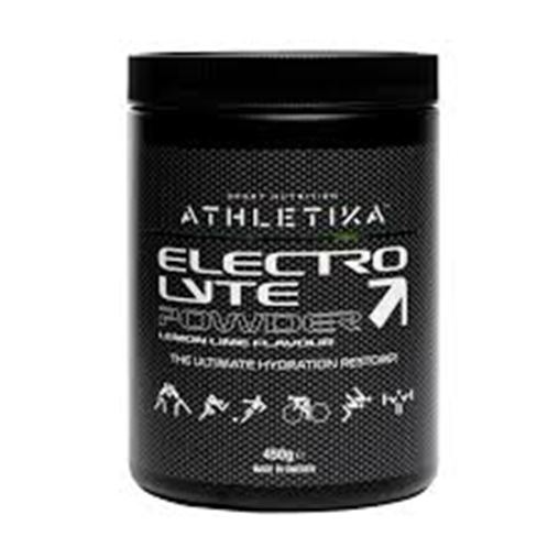 Athletika Electrolytes Powder, Ηλεκτρολύτες με Γεύση Λεμόνι Lime 450gr