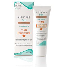 Synchroline Aknicare Sun Αντηλιακή Κρέμα Προσώπου Με Χρώμα/Teintee   SPF30  50ml  Αντηλιακά Προσώπου