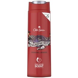 Old Spice NightPanther Αφρόλουτρο Gel & Σαμπουάν για Άνδρες 400ml OLD SPICE Σαμπουάν
