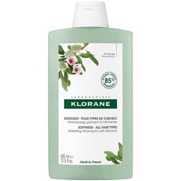 Klorane Almond Softness Σαμπουάν Λείανσης για Όλους τους Τύπους Μαλλιών, 400ml KLORANE Σαμπουαν