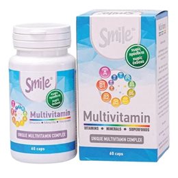 Smile Multivitamin Complex 60 κάψουλες AM HEALTH Πολυβιταμίνες