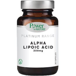 Power Health Platinum Range Alpha Lipoic Acid 300mg 30caps POWER Αδυνάτισμα